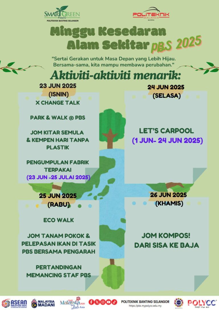 PERASMIAN MINGGU KESEDARAN ALAM SEKITAR @ PBS